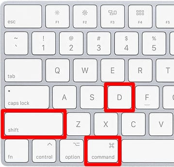 mac shortcut for highlighting in word